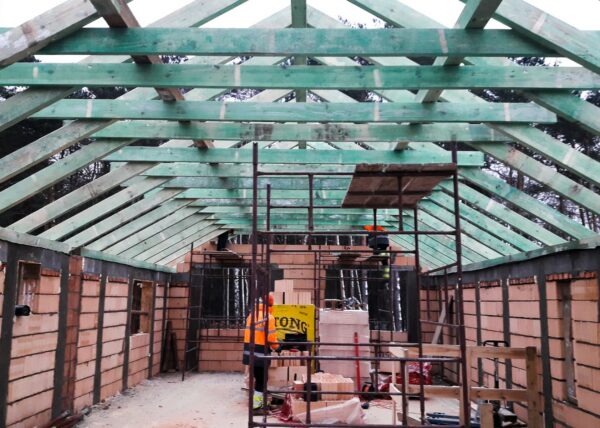 Złotkowo budowa domu Adamski (1)