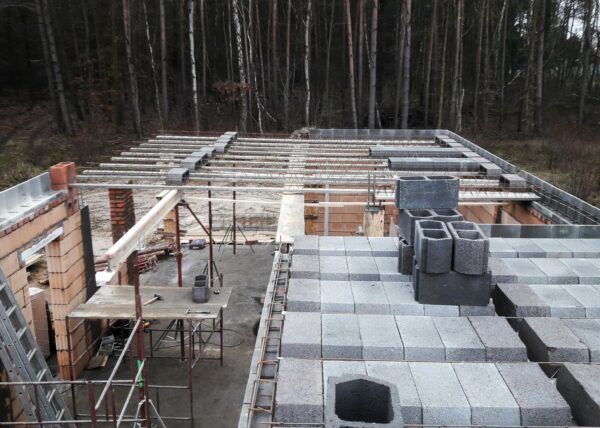 Złotkowo budowa domu Adamski (1)