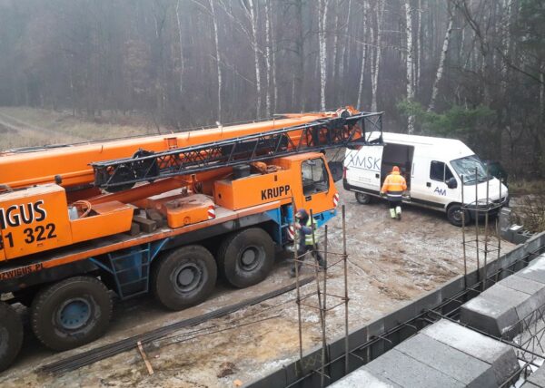 Złotkowo budowa domu Adamski (1)