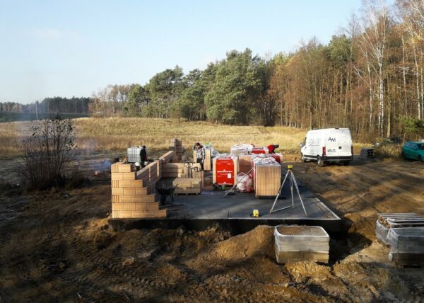 Złotkowo budowa domu Adamski (1)