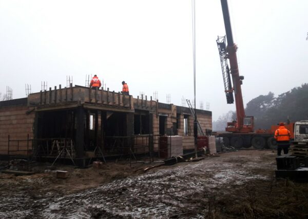 Złotkowo budowa domu Adamski (1)