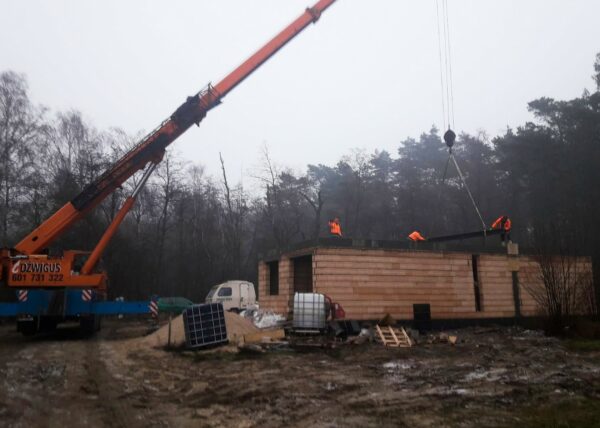 Złotkowo budowa domu Adamski (1)