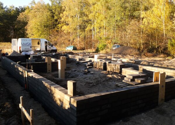 Złotkowo budowa domu Adamski (1)