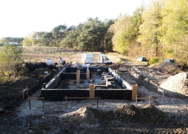 Złotkowo budowa domu Adamski (1)