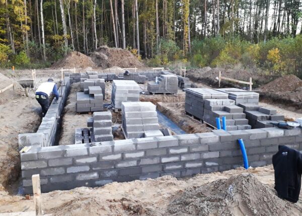 Złotkowo budowa domu Adamski (1)