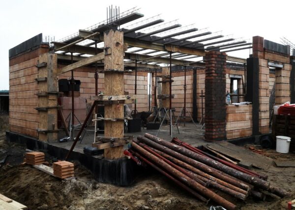 Złotkowo budowa domu Adamski (1)