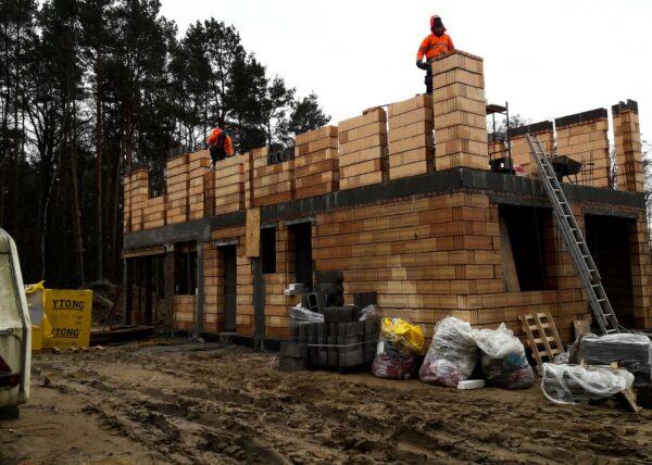 Złotkowo budowa domu Adamski (1)