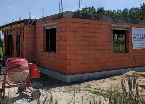 Budowa w Golęczewie - wykonała firma budowlana Adamski Zielątkowo