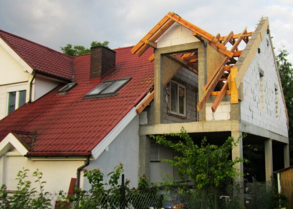 Złotniki dobudówka firma budowlana Adamski