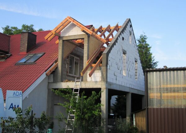 Złotniki dobudówka firma budowlana Adamski