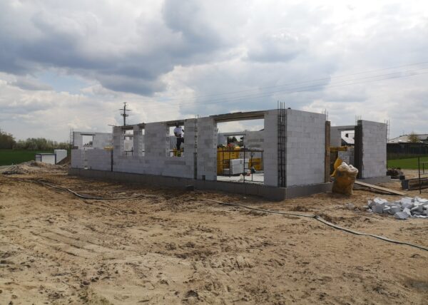 firma budowlana Adamski zdjęcia z drona