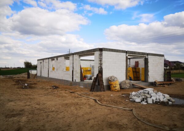 firma budowlana Adamski zdjęcia z drona