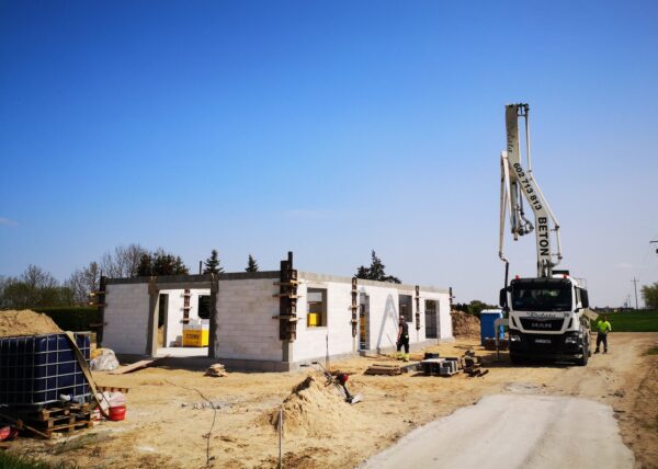 firma budowlana Adamski zdjęcia z drona