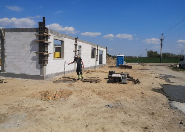 firma budowlana Adamski zdjęcia z drona