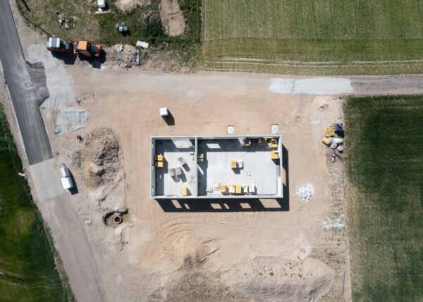 firma budowlana Adamski zdjęcia z drona