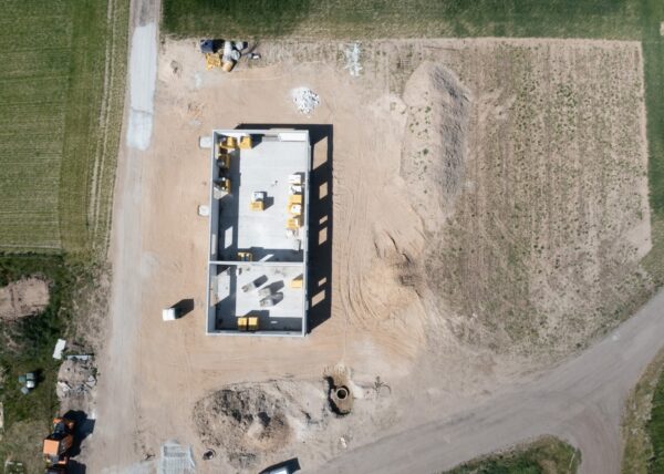 firma budowlana Adamski zdjęcia z drona