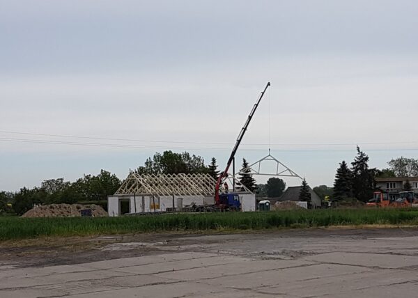 firma budowlana Adamski zdjęcia z drona