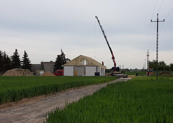 firma budowlana Adamski zdjęcia z drona