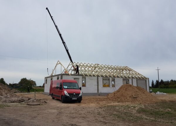 firma budowlana Adamski zdjęcia z drona