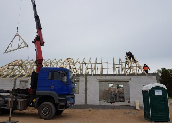 firma budowlana Adamski zdjęcia z drona