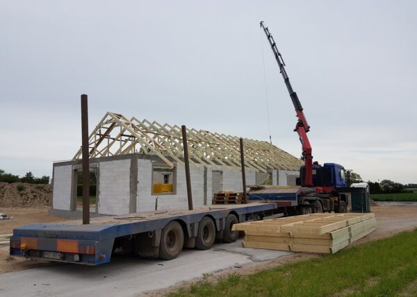 firma budowlana Adamski zdjęcia z drona