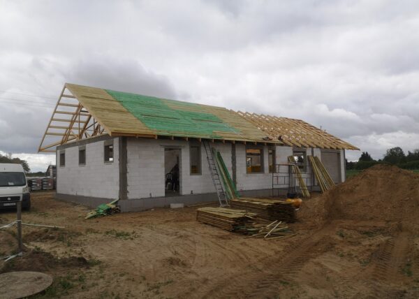 firma budowlana Adamski zdjęcia z drona