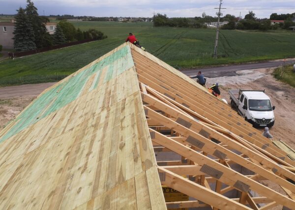 firma budowlana Adamski zdjęcia z drona