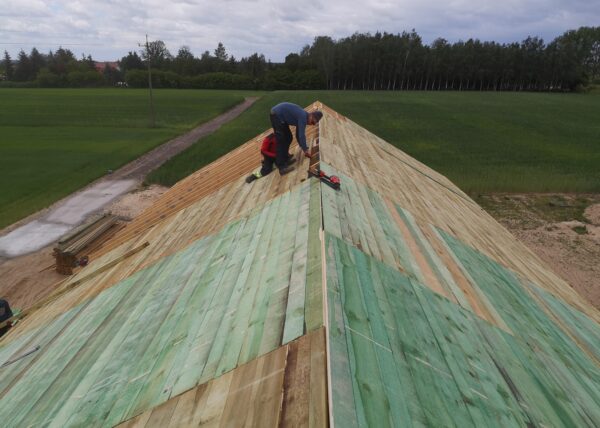 firma budowlana Adamski zdjęcia z drona