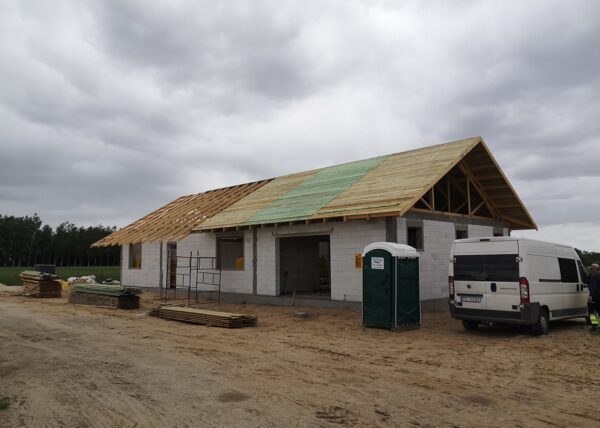 firma budowlana Adamski zdjęcia z drona