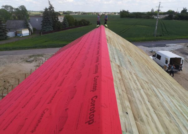 firma budowlana Adamski zdjęcia z drona