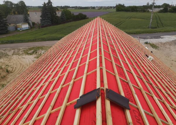 firma budowlana Adamski zdjęcia z drona