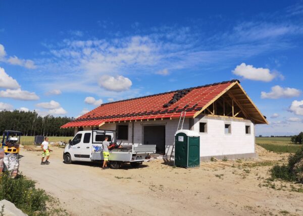 firma budowlana Adamski zdjęcia z drona