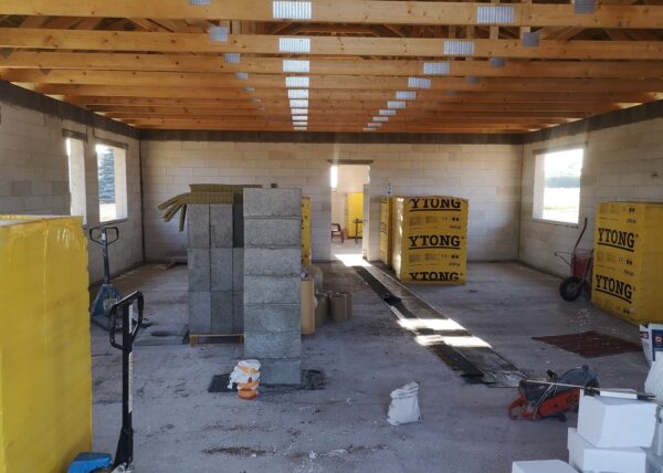 firma budowlana Adamski zdjęcia z drona