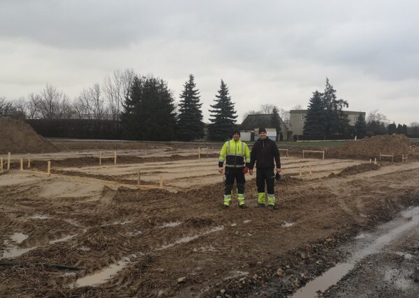 firma budowlana Adamski zdjęcia z drona