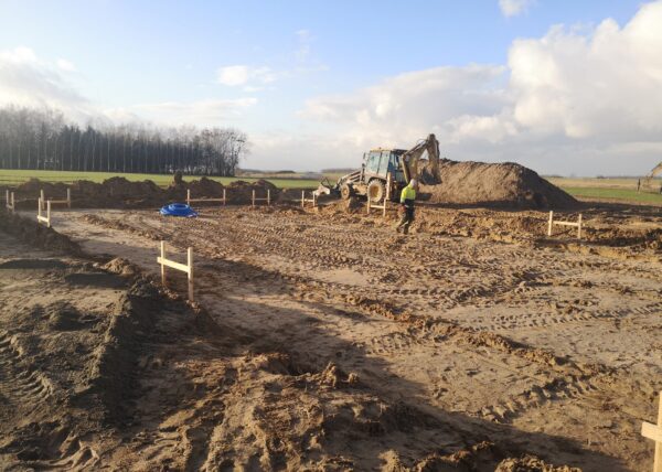 firma budowlana Adamski zdjęcia z drona