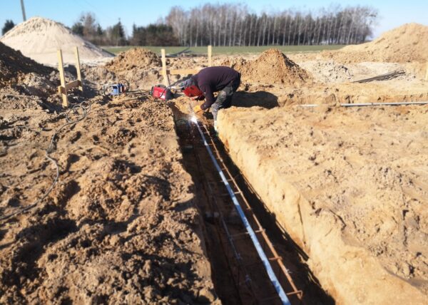 firma budowlana Adamski zdjęcia z drona