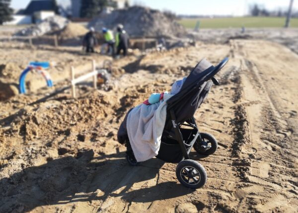 firma budowlana Adamski zdjęcia z drona