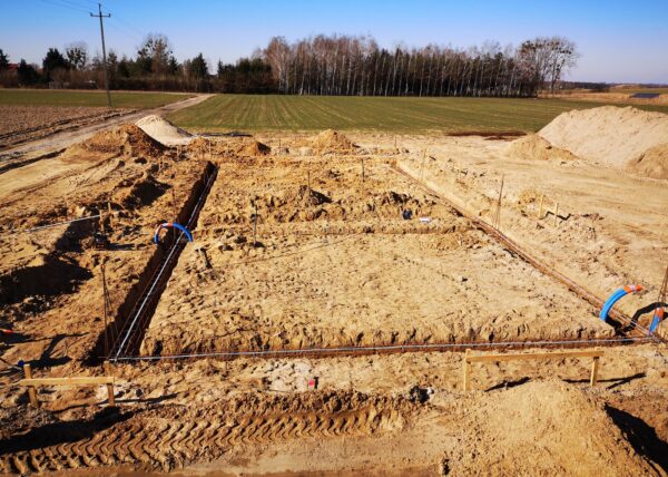 firma budowlana Adamski zdjęcia z drona