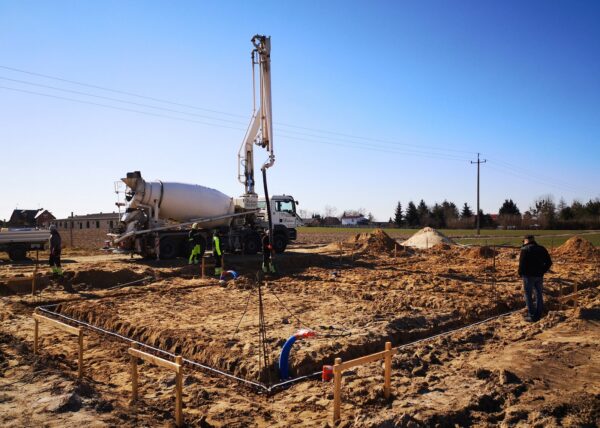 firma budowlana Adamski zdjęcia z drona