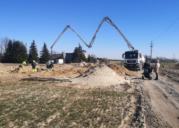 firma budowlana Adamski zdjęcia z drona