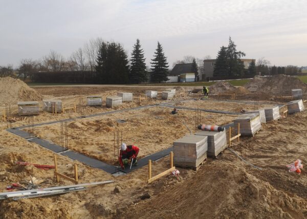 firma budowlana Adamski zdjęcia z drona