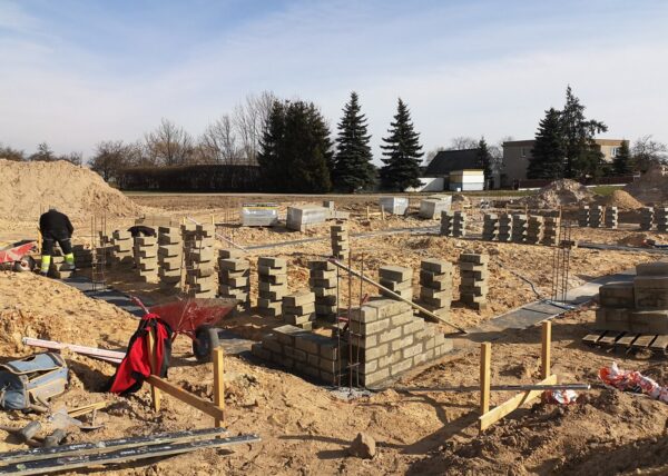 firma budowlana Adamski zdjęcia z drona