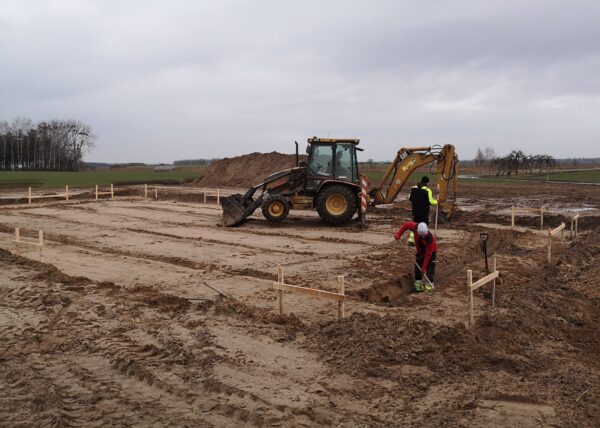 firma budowlana Adamski zdjęcia z drona