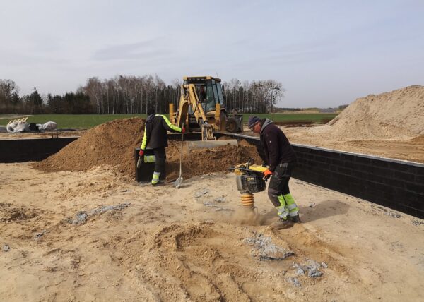 firma budowlana Adamski zdjęcia z drona