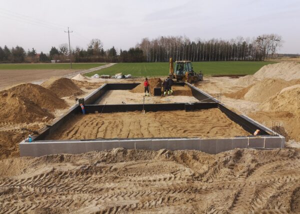 firma budowlana Adamski zdjęcia z drona