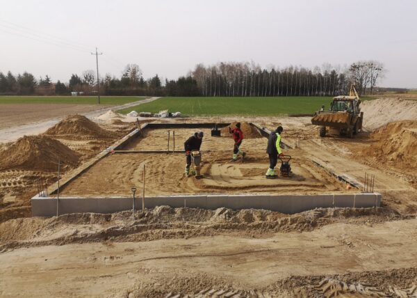 firma budowlana Adamski zdjęcia z drona