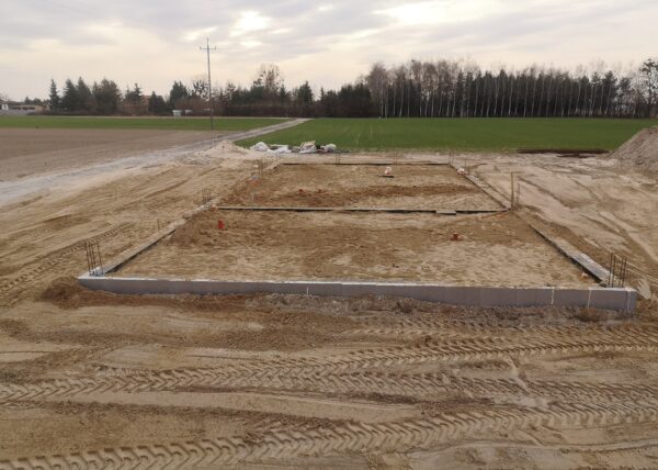 firma budowlana Adamski zdjęcia z drona