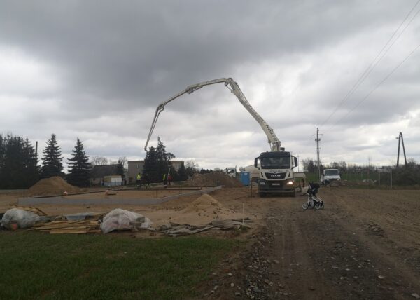 firma budowlana Adamski zdjęcia z drona