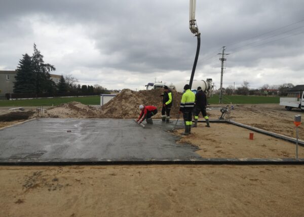 firma budowlana Adamski zdjęcia z drona